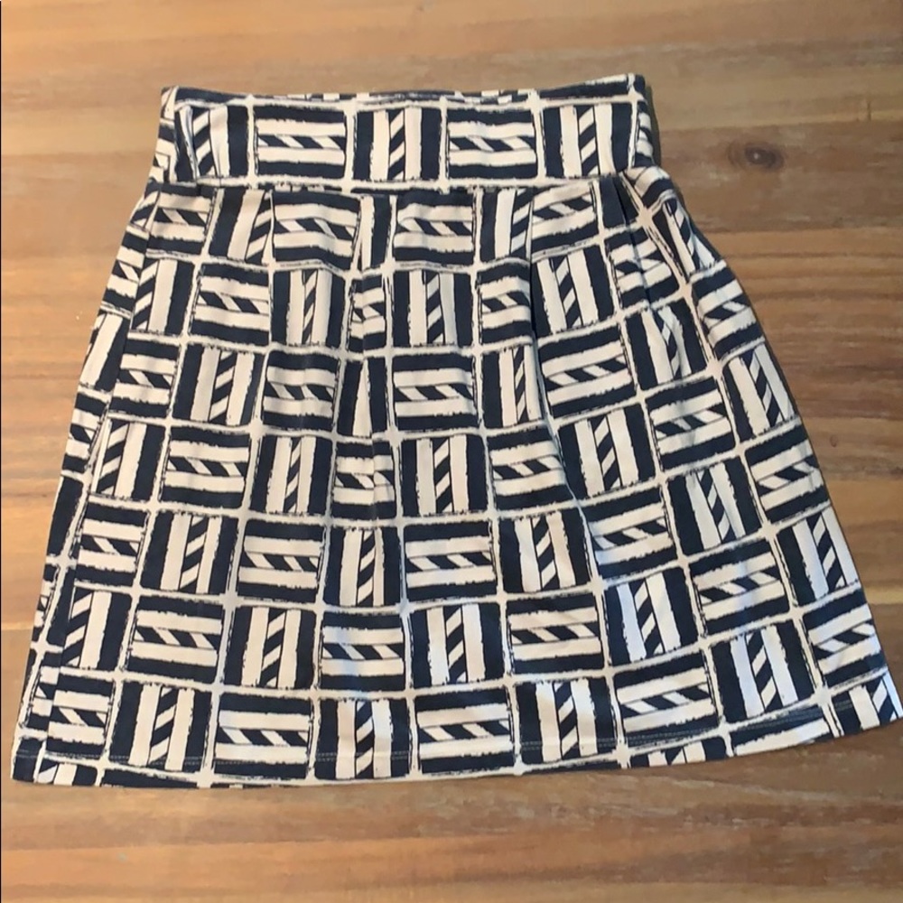 Mahi Gold Nautical Flag Skirt